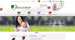 Desktop Screenshot of hospitaldamulher.org.br